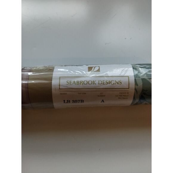 Seabrook Designs Pre-pasted Wall Border - Leaves with Boulders - 5 yds - LB357B - Picture 3 of 3